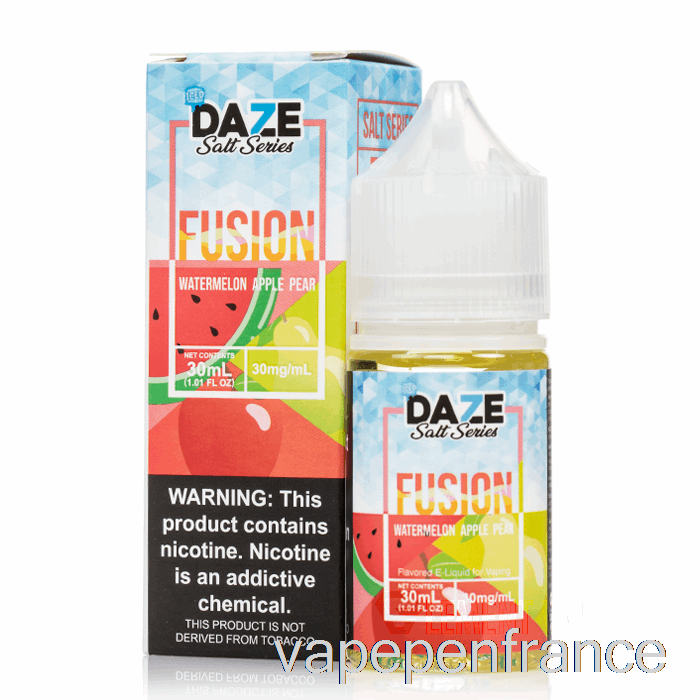 Poire Pastèque Glacée - 7 Sels De Fusion Daze - 30 Ml 30 Mg Stylo Vape